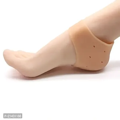 Viha Fab Enterprise Anti Crack Full Length Silicone Foot Protector Moisturizing Socks Free Size-thumb0