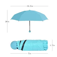 Viha Fab's Folding Capsule Umbrella (Capsule-Blue)-thumb4