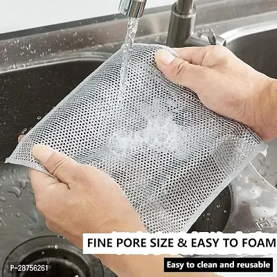 Double Sided Non Scratch Dish Wash Cloth-thumb3