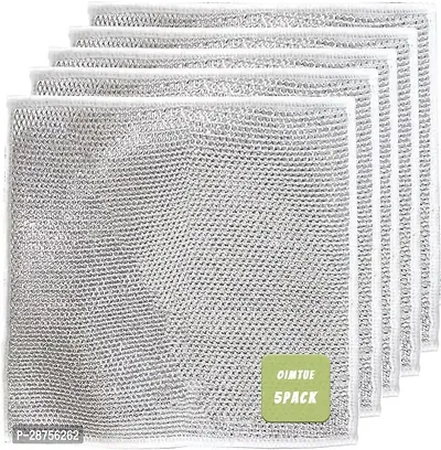 Double Sided Non Scratch Dish Wash Cloth-thumb0