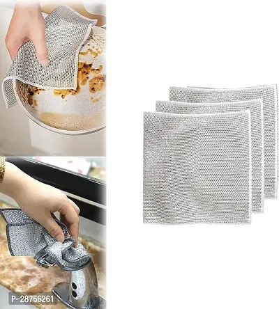 Double Sided Non Scratch Dish Wash Cloth-thumb0