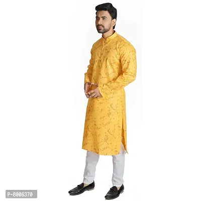 RIGAL Men's Magic Printed Kurta Pyjama Set-thumb3