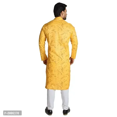 RIGAL Men's Magic Printed Kurta Pyjama Set-thumb4