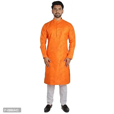 RIGAL Men's Magic Printed Kurta Pyjama Set