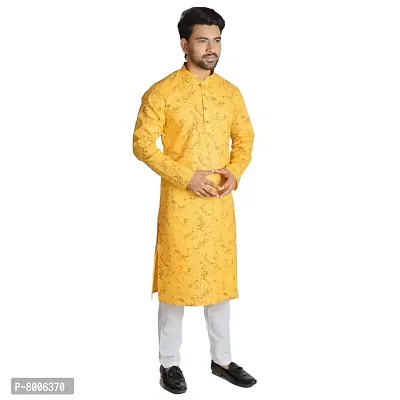 RIGAL Men's Magic Printed Kurta Pyjama Set-thumb2