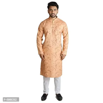 RIGAL Men's Magic Printed Kurta Pyjama Set-thumb0