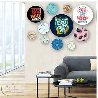 True Decor MDF Wooden Wall Hanging Room decoration Set Of 11 Wall Hangings For Home Decoration-thumb4