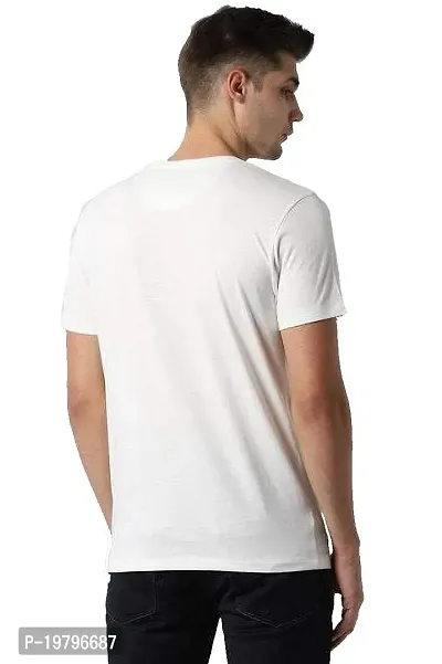 UU Jay Bhim T-Shirt for Men White Colour Dr. B R. Ambedkar Print Small Size ANS00037-thumb2