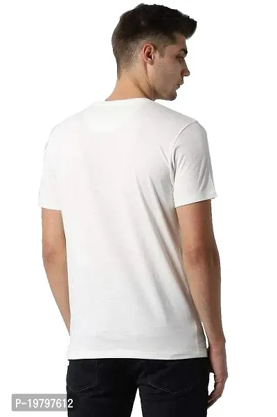 UU Jay Bhim T-Shirt for Men White Colour Dr. B R. Ambedkar Print Small Size ANS00005-thumb2