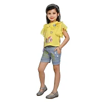 Stylish Cotton Blend Clothing Set for Kids Girl-thumb2