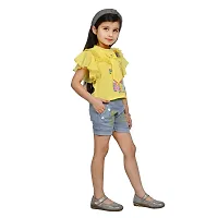 Stylish Cotton Blend Clothing Set for Kids Girl-thumb1