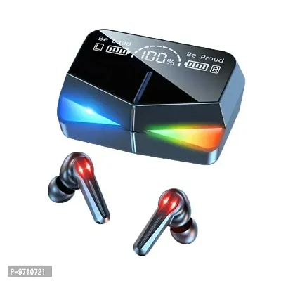 M28 Gaming Earphone High bass Bluetooth 5.2 Led Touch Low Latency Gaming Bluetooth Earphone-thumb0