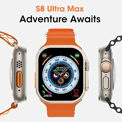 Buy S8 Ultra Smartwatch with 2.05 HD Display, Bluetooth Calling with  Dialpad, Multiple Sports (assorted colour as per availabilty) Online In  India At Discounted Prices