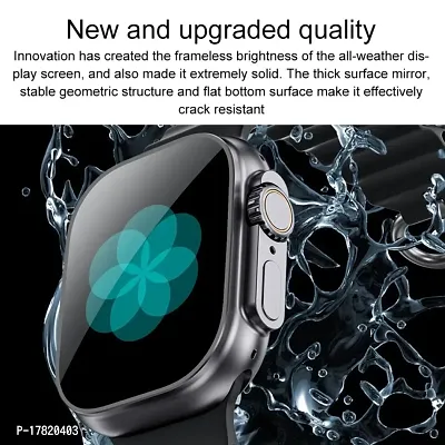 S8 Ultra Smartwatch with 2.05 HD Display, Bluetooth Calling Multiple Sports Modes, Multiple Watch Faces, Spo2 Monitoring  Heart rate monitoring, Call Notification, Bluetooth Camera