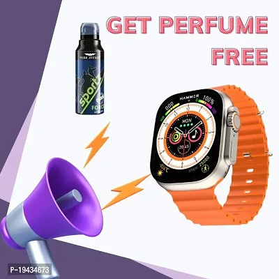 BUY SMART WATCH S 8  ULTRA AND GET PARK AVENUE SPORTZ DEODRANT FREE 150ML WORTH OF ₹250