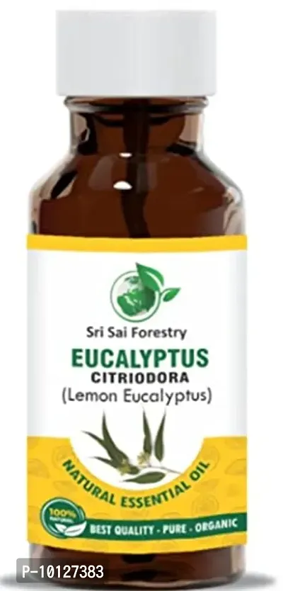 SRI SAI FORESTRY Eucalyptus Citriodora Oil (Lemon Eucalyptus) for Dandruff, Mosquito Repellent - 90 ml