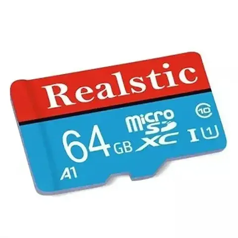 Realstic Ultra 64 GB MicroSD Card Class 10 130 MB/s Memory Card