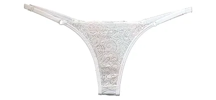 SSG Women's Thongs (263703495375, White, Free Size)