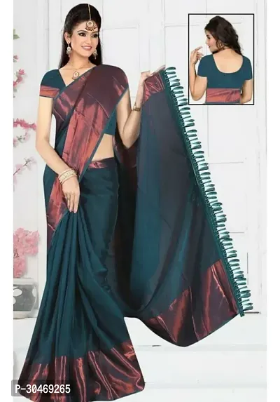 Trendy Saree with Blouse for Women-thumb0