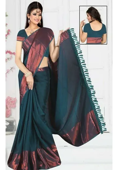 Trendy Saree with Blouse Piece for Women