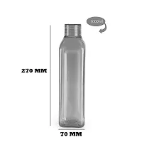 Transparent Water Bottle 1000 ml Pack of 1- Assorted-thumb3