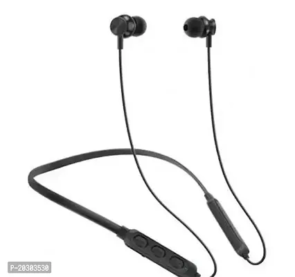 Stylish Black In ear Bluetooth Wireless Headsets With Microphone-thumb0