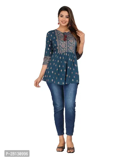 Trendy Cotton Blend Top for Women