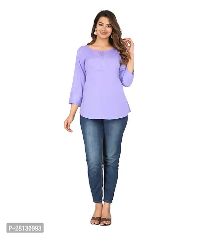 Trendy Cotton Blend Top for Women