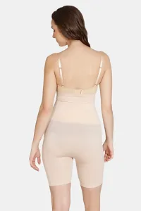 Classic Cotton Solid  Body Shaper for Women-thumb2