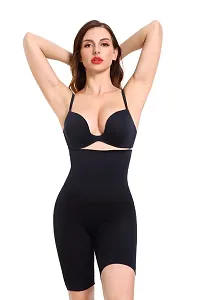 Classic Cotton Solid  Body Shaper for Women-thumb1