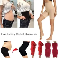 Classic Cotton Solid  Body Shaper for Women-thumb3