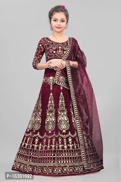 Buy Campaign Trends Navy Blue Velvet Gold Stone Work Lehenga Choli With  Pink Net With Velvet Border and Gold Stone Work Dupatta-312- Navy Blue  Online In India At Discounted Prices