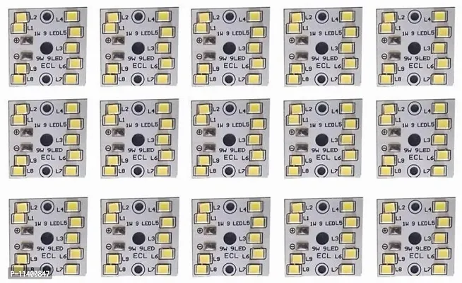 ORAANG (PACK OF 15) 9w MCPCB Led Raw Material For Led Bulb Light .s . ()
