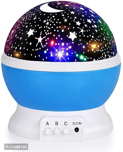 MaalGoody Star Master Dream Rotating Projection Lamp, Star Master Projector Lamp with USB Wire Turn Any Room Into A Starry Sky Colorful LED Night Lamp, Night Bulb, Night Light (Multi Color)-thumb0