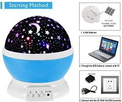 MaalGoody Star Master Dream Rotating Projection Lamp, Star Master Projector Lamp with USB Wire Turn Any Room Into A Starry Sky Colorful LED Night Lamp, Night Bulb, Night Light (Multi Color)-thumb2