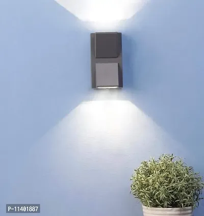 AA Lites Studio Metal Outdoor 2 Way Wall Light (Grey)-thumb0