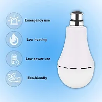 BSA 9watts Inverter Rechargeable Inverter LED Bulb with 4 Hours Backup - White Pack of (2)-thumb2