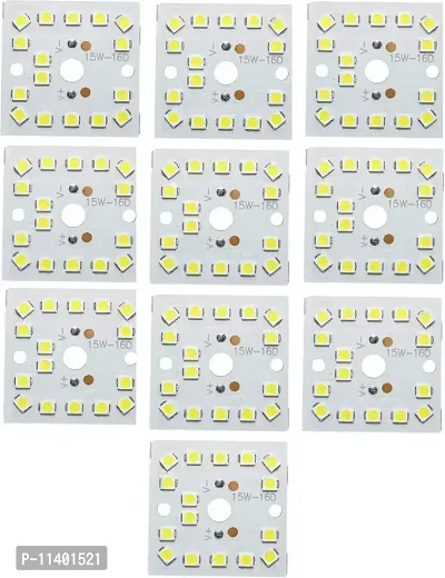 ORAANG (PACK OF 10) 15w MCPCB Led Raw Material For Led Bulb (Square) Light . ()