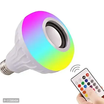 a1 product Mart Rotating 3W RGB Color Changing DJ Disco Night Light LED Bulb (Multicolour)