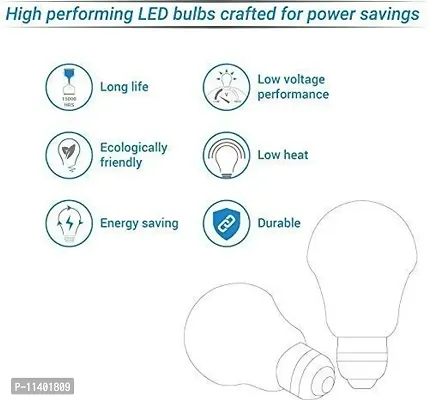 Prakumi Enterprises 9 Watts LED CFL Cool White Bulb, Pack of 5-thumb2