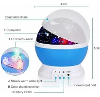 CHOOSY Plastic Glass Rotating 4 Mode Sky Star Master Mini Projector Lamp for Kid's Room/Home Decoration (Assorted Colour)-thumb2