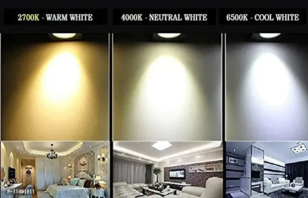 LUMENSY LED 20-Watts COB Wall Spot/Focus ROHMBUS Light with Black Metallic Body (Cool White)-thumb2