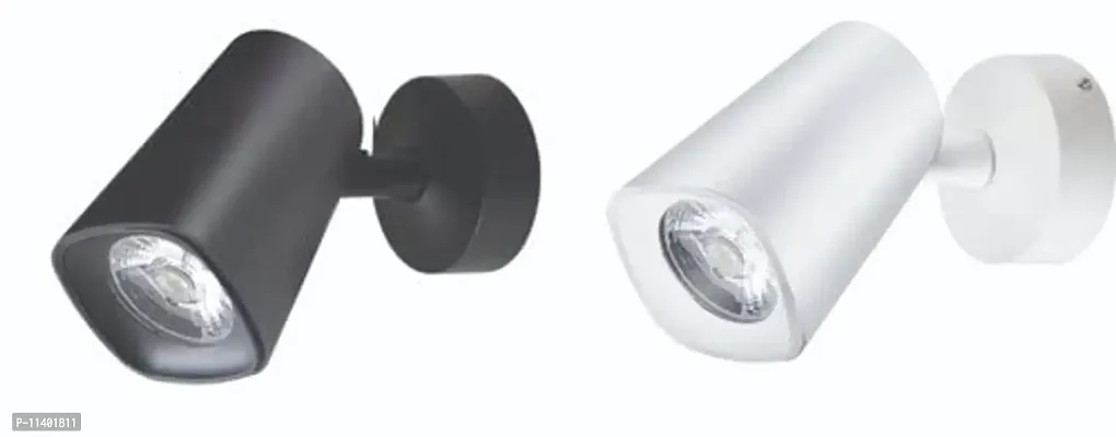 LUMENSY LED 20-Watts COB Wall Spot/Focus ROHMBUS Light with Black Metallic Body (Cool White)-thumb0