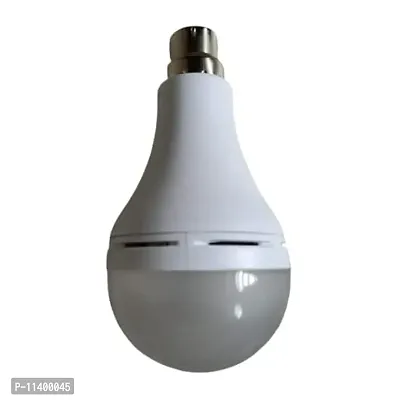 Samarth Enterprises INVERTER LED BULBS Rechargeable Emergency LED Bulb For Home Crystal White (1, 9 Watts)
