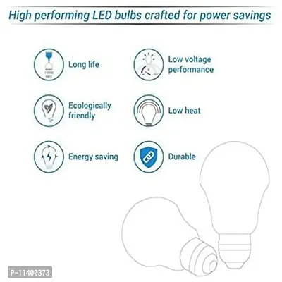 HSB 9 Watt Rechargeable LED Inverter Bulb -Set of 5-thumb3