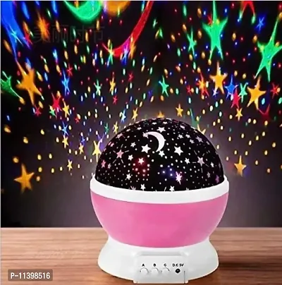 CHOOSY Plastic Glass Rotating 4 Mode Sky Star Master Mini Projector Lamp for Kid's Room/Home Decoration (Assorted Colour)-thumb4