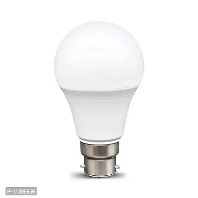 SM B22 Base Rechargeable Inverter Led Bulb 9 Watt. (White) at Home and Offices White Pack of 2