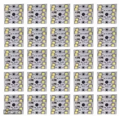 ONAS ( Pack of 30) 9w MCPCB Led Raw Material For Led Bulb ( Square) Light . ()