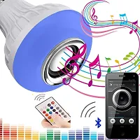 edg EDGE LED Remote Bulb with Bluetooth Speaker Music Light Ball Bulb Colourful Lamp with Remote Control for Home,Bedroom,Living Room,Party Compatible for All Device(PACK OF -1 ) Random Colour-thumb1