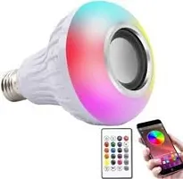 Multicolor Changing Musical Bulb12-Watt Led Light Bulb With Bluetooth Speaker and Remote Controled Light Changing for Party, Home, Halloween Festival Decorations-thumb3